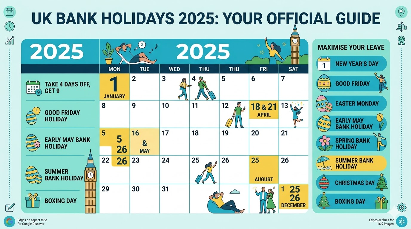 bank holidays uk 2025