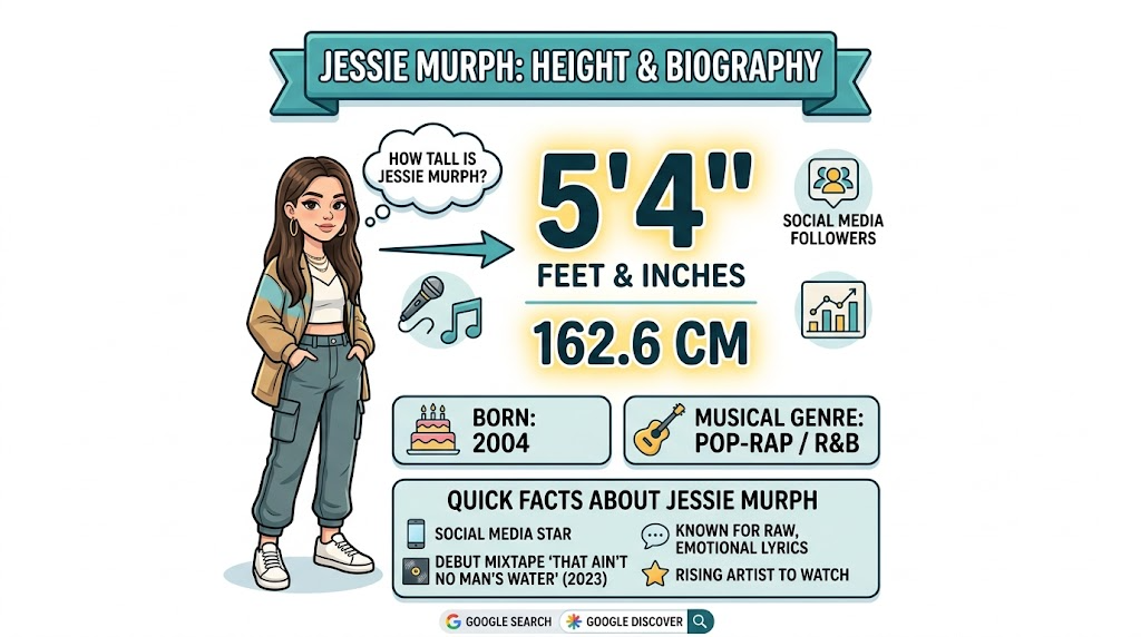 how tall is jessie murph