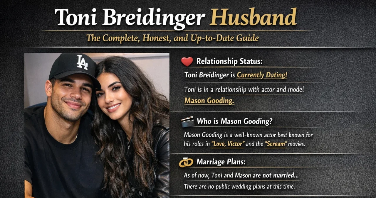 Toni Breidinger Husband